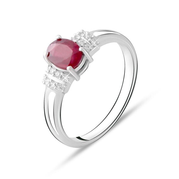 

Серебряное кольцо GS с натуральным рубином 1.05ct (1734384) 17.5 размер
