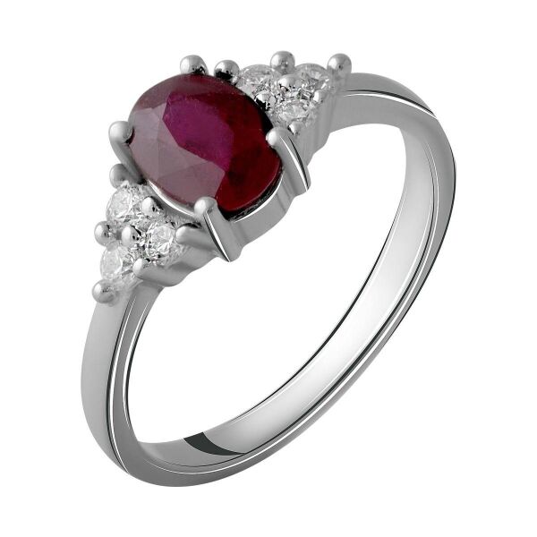 

Серебряное кольцо GS с натуральным рубином 1.327ct (2058045) 16.5 размер