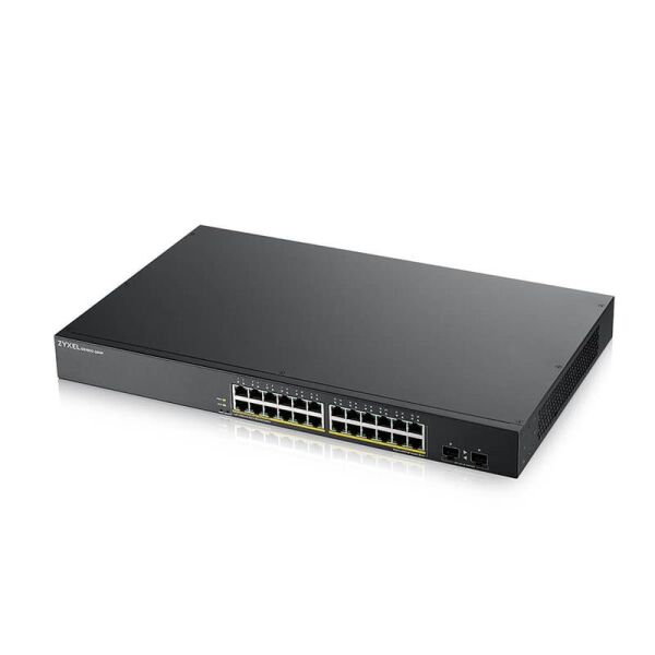 

Коммутатор ZYXEL GS1900-24HPv2 (GS190024HPV2-EU0101F) (24xGE PoE+, 2хSFP, POE 170W, WebSmart)