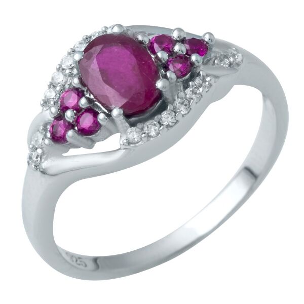 

Серебряное кольцо GS с натуральным рубином 1.38ct (1947005) 17 размер