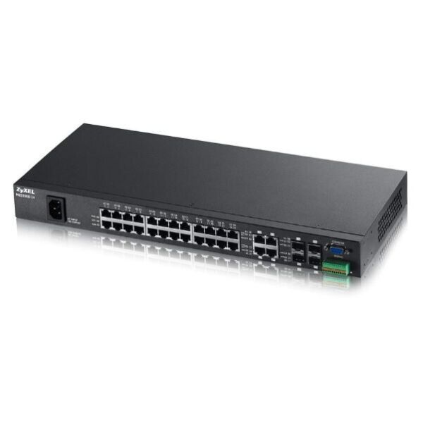

Коммутатор ZyXEL MES3500-24 (MES3500-24-EU01V1F) (24xFE, 4xCombo GE/SFP, 16k MAC, L2)