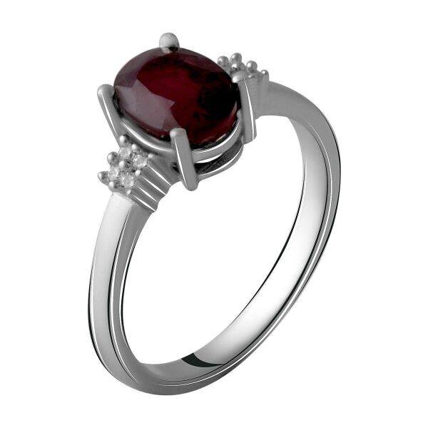 

Серебряное кольцо GS с натуральным рубином 1.658ct (2060055) 16.5 размер