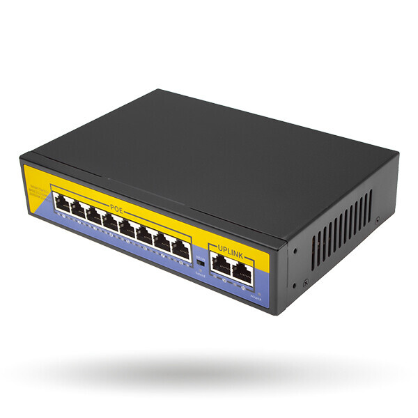 

Коммутатор сетевой POE GreenVision GV-007-D-08+2P (LP9443)