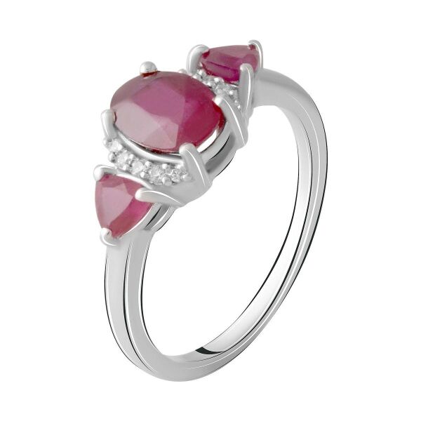 

Серебряное кольцо GS с натуральным рубином 1.6ct (2065326) 18 размер