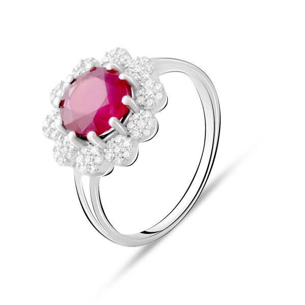

Серебряное кольцо GS с натуральным рубином 2.83ct (2073475) 18.5 размер