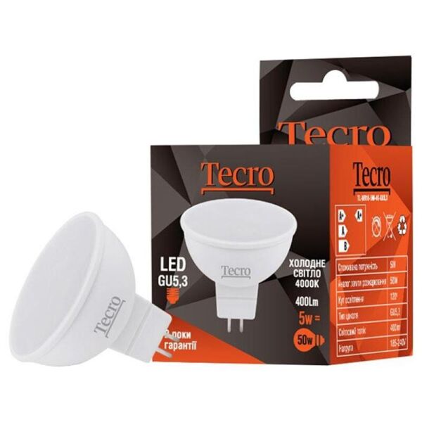 

Лампа LED Tecro TL-MR16-5W-4K-GU5.3