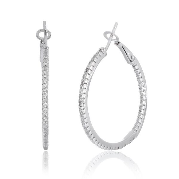 

Серебряные серьги с фианитом С2Ф/168А