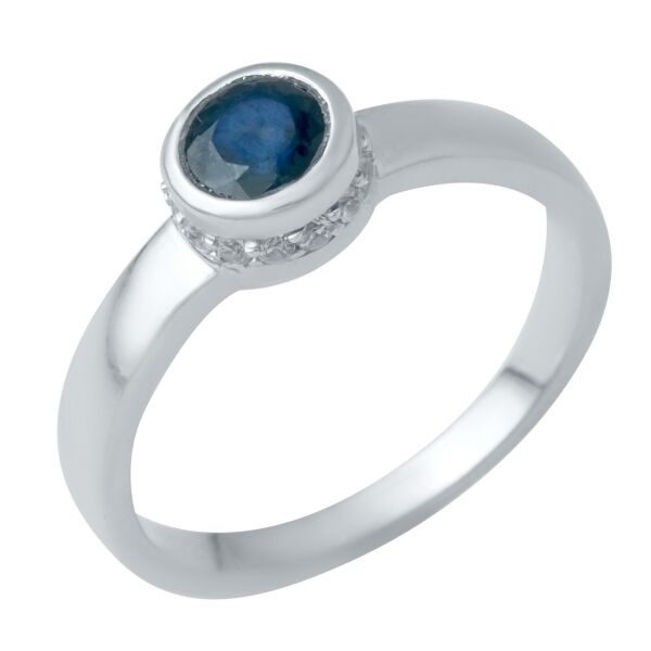 

Серебряное кольцо GS с натуральным сапфиром 0.5ct (1946923) 17.5 размер