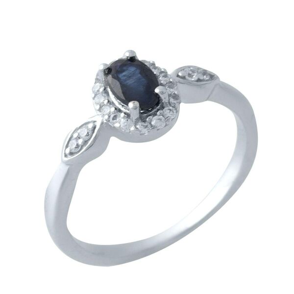

Серебряное кольцо GS с натуральным сапфиром 0.5ct (1971215) 18 размер