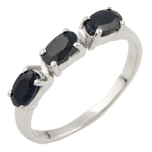 

Серебряное кольцо GS с натуральным сапфиром 0.892ct (0467344) 17 размер
