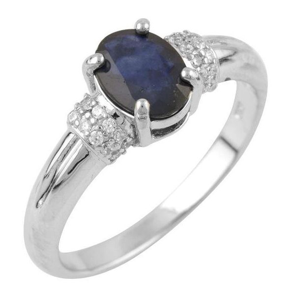

Серебряное кольцо GS с натуральным сапфиром 1.05ct (0876498) 17 размер