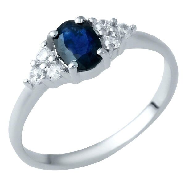 

Серебряное кольцо GS с натуральным сапфиром 1.175ct (1938263) 16 размер