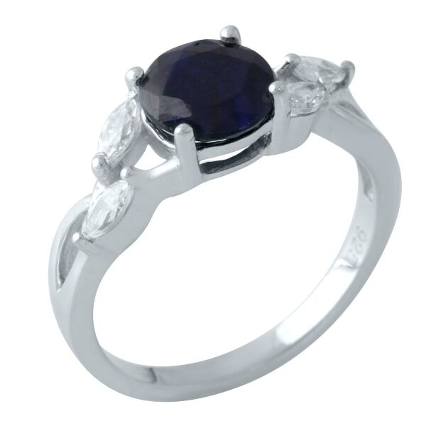 

Серебряное кольцо GS с натуральным сапфиром 1.555ct (1961704) 18 размер