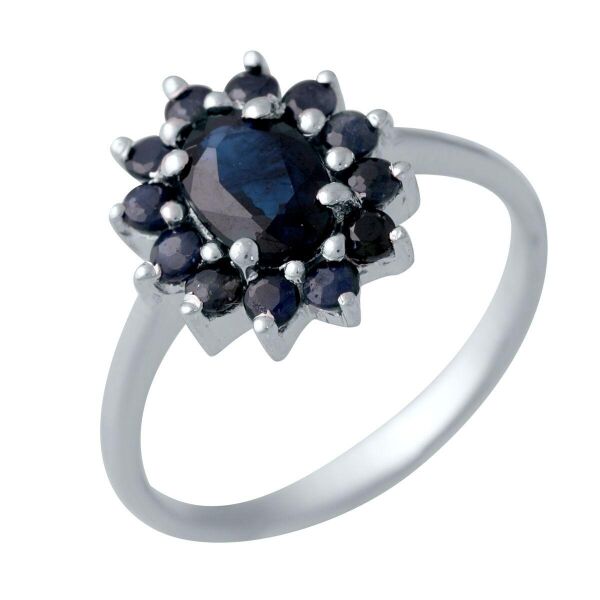 

Серебряное кольцо GS с натуральным сапфиром 1.599ct (2042198) 18.5 размер