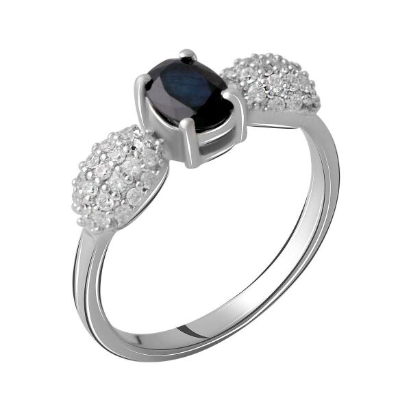 

Серебряное кольцо GS с натуральным сапфиром 1.615ct (2063148) 18.5 размер
