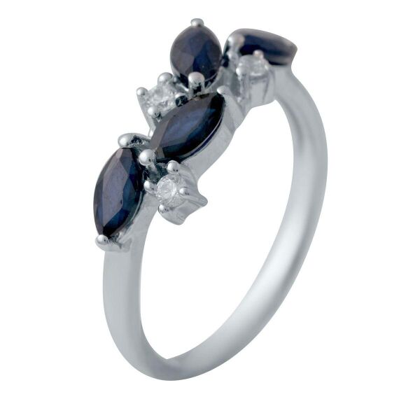 

Серебряное кольцо GS с натуральным сапфиром 1.627ct (2030348) 17.5 размер