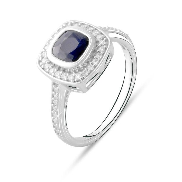 

Серебряное кольцо GS с натуральным сапфиром 1.64ct (2072898) 18.5 размер