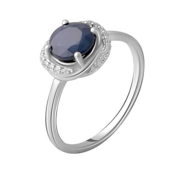 

Серебряное кольцо GS с натуральным сапфиром 1.878ct (2063087) 17.5 размер