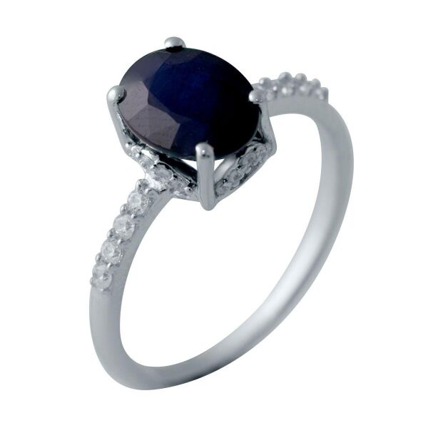 

Серебряное кольцо GS с натуральным сапфиром 2.23ct (2006336) 17 размер