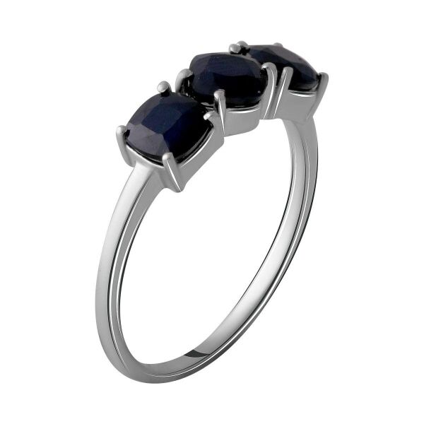 

Серебряное кольцо GS с натуральным сапфиром 2.25ct (2057567) 18.5 размер