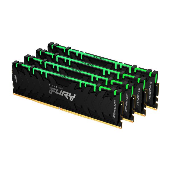 

Модуль памяти DDR4 4x8GB/3200 Kingston Fury Renegade RGB (KF432C16RBAK4/32)