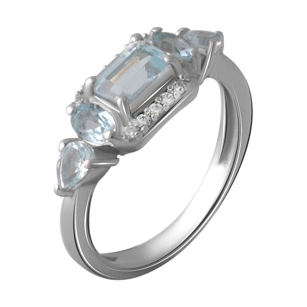 

Серебряное кольцо GS с натуральным топазом 1.68ct (2058977) 18 размер