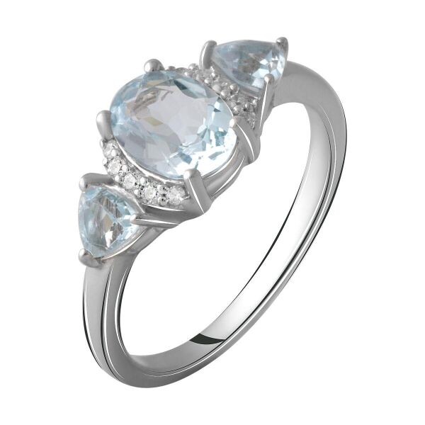 

Серебряное кольцо GS с натуральным топазом 1.75ct (2058991) 18 размер 2.7, 17.5