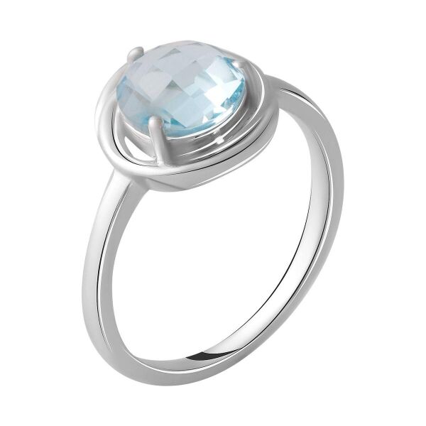 

Серебряное кольцо GS с натуральным топазом 2.11ct (2049340) 17 размер