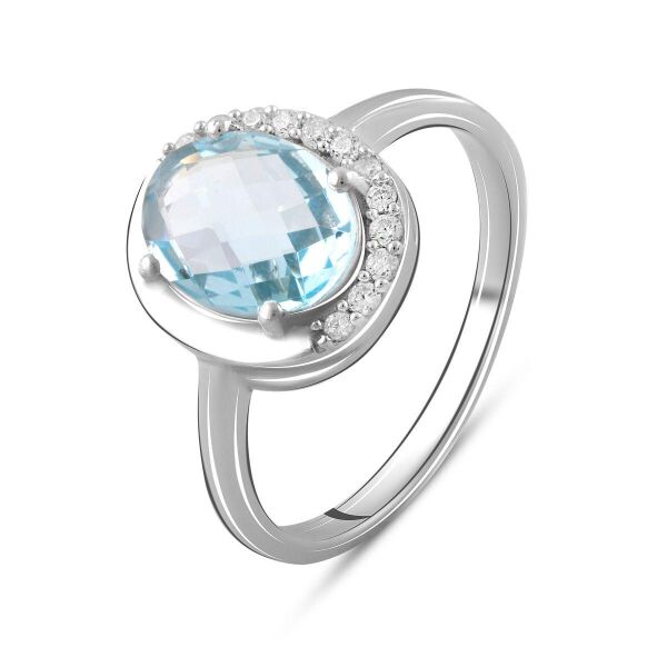 

Серебряное кольцо GS с натуральным топазом 2.633ct (2083405) 17.5 размер
