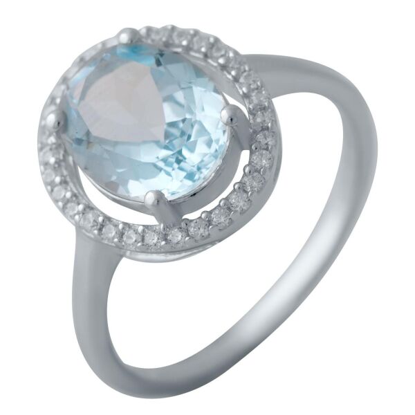 

Серебряное кольцо GS с натуральным топазом 3.518ct (2019015) 17.5 размер