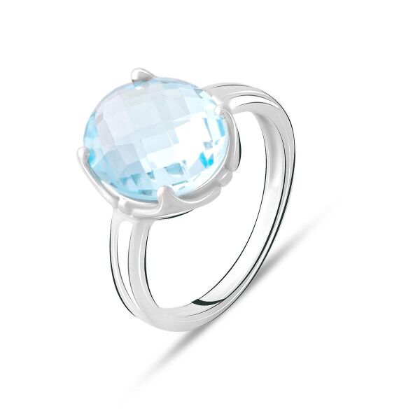 

Серебряное кольцо GS с натуральным топазом 4.963ct (2075004) 17 размер
