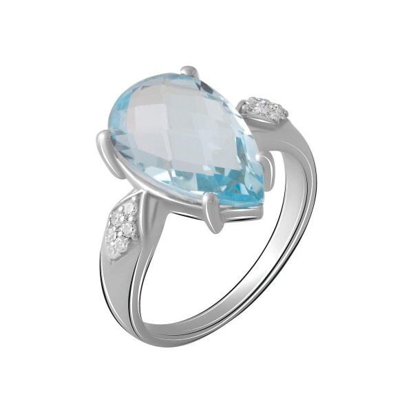 

Серебряное кольцо GS с натуральным топазом 5.488ct (2042662) 18.5 размер