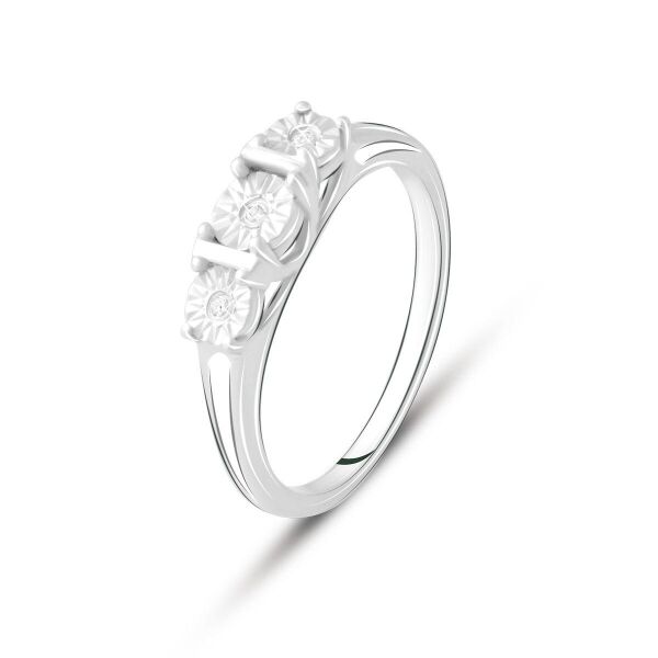 

Серебряное кольцо GS с натуральными бриллиантом 0.03ct (2075691) 17.5 размер