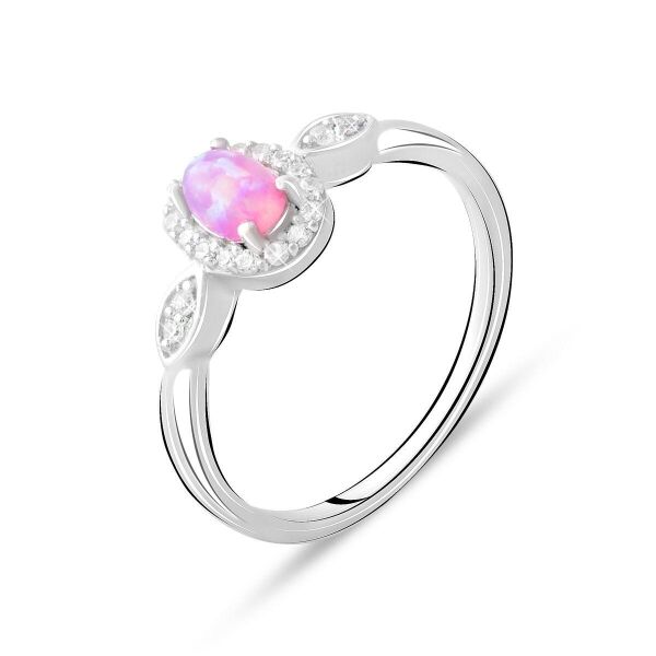 

Серебряное кольцо GS с опалом 0.17ct (2075479) 18.5 размер