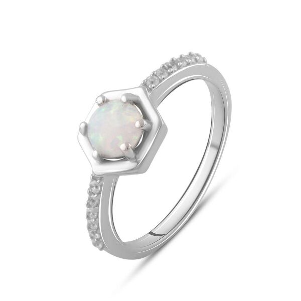 

Серебряное кольцо GS с опалом 0.199ct (2084440) 17 размер