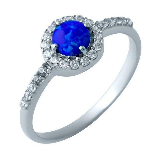 

Серебряное кольцо GS с опалом 0.203ct (1919859) 16.5 размер