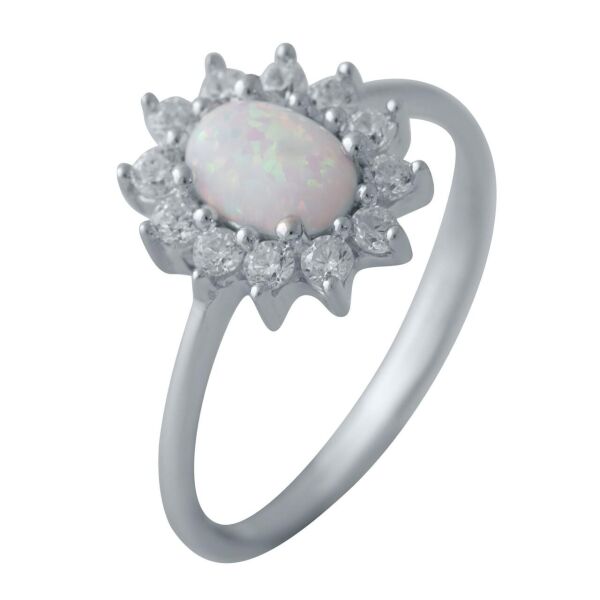 

Серебряное кольцо GS с опалом 0.308ct (2040200) 17.5 размер