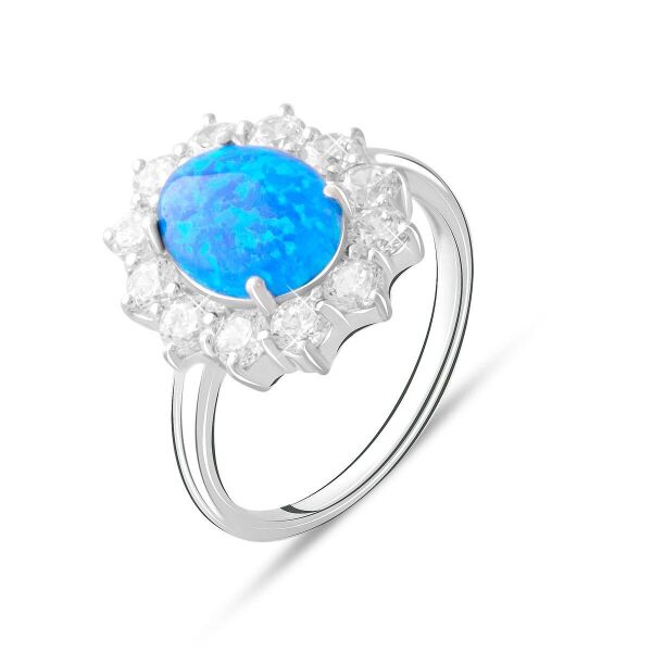 

Серебряное кольцо GS с опалом 0.308ct (2072539) 17.5 размер