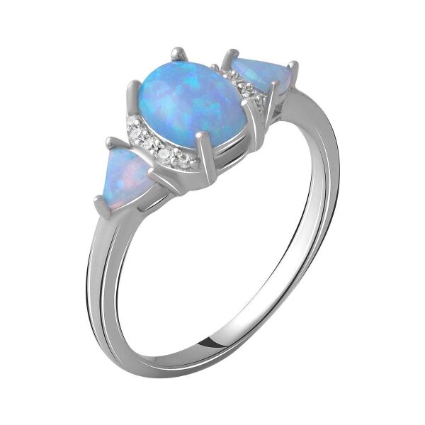 

Серебряное кольцо GS с опалом 0.508ct (2060864) 18.5 размер