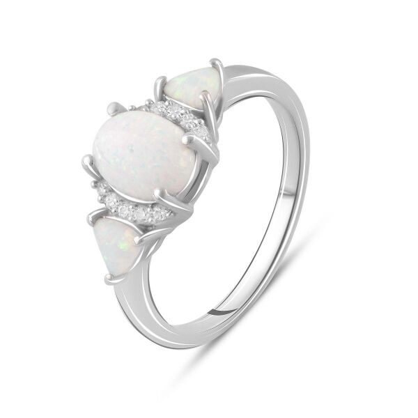 

Серебряное кольцо GS с опалом 0.508ct (2085133) 19 размер 2.5, 17.5