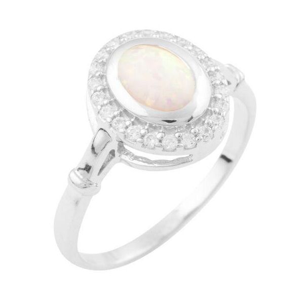 

Серебряное кольцо GS с опалом 0.743ct (1634844) 18 размер