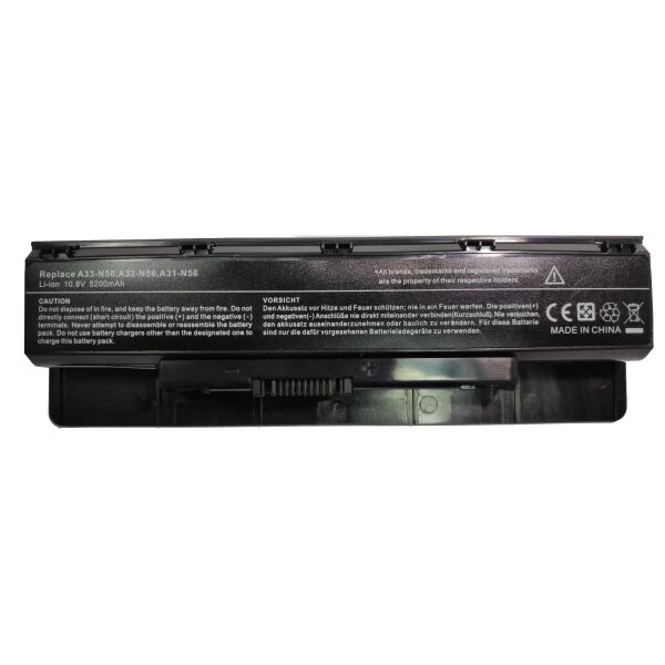 

Аккумулятор для ноутбука Asus 5200mAh 10,8В-11,1В A31-N56, A32-N56, A33-N56, Asus N46, Asus N56, Asus N76