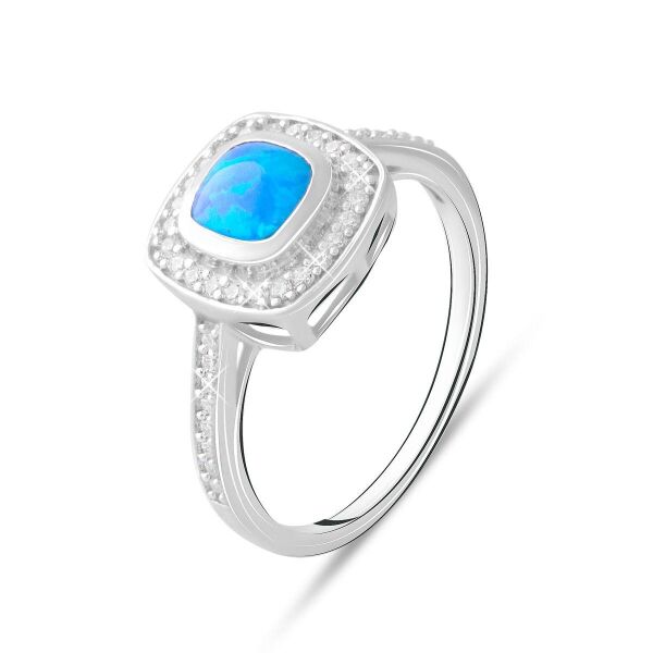 

Серебряное кольцо GS с опалом 0.86ct (2072874) 18 размер