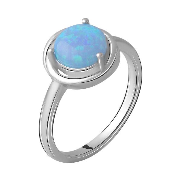 

Серебряное кольцо GS с опалом 0.899ct (2060727) 18.5 размер