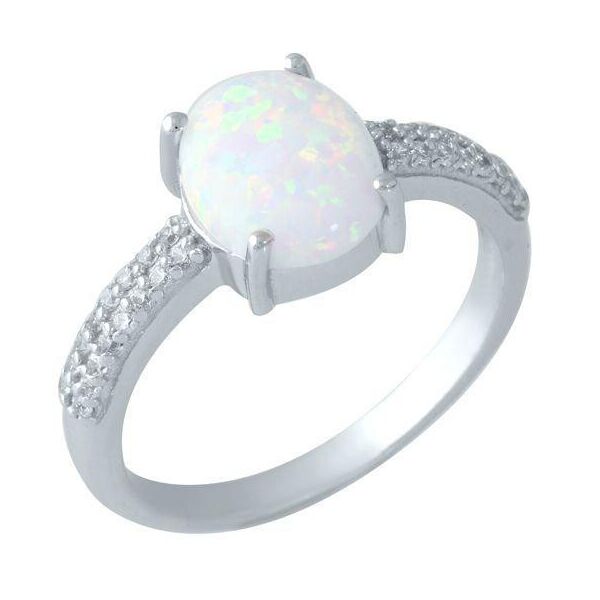 

Серебряное кольцо GS с опалом 1.038ct (1958759) 19 размер 2.93, 18