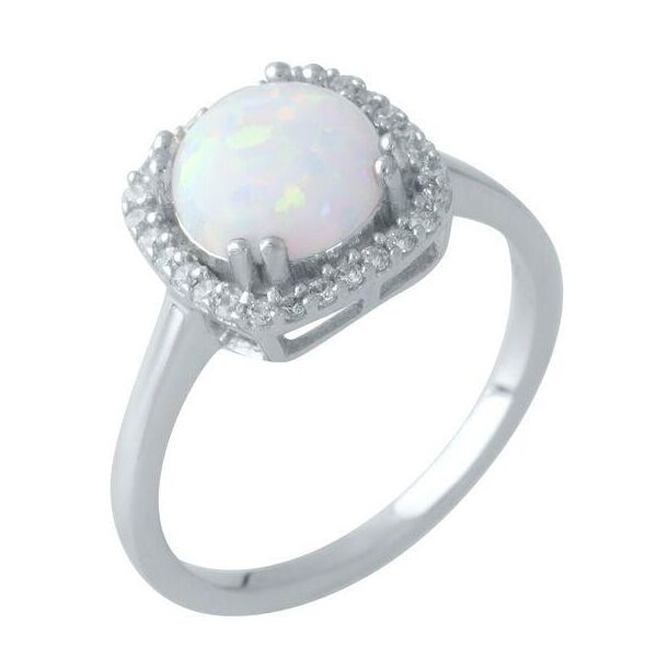 

Серебряное кольцо GS с опалом 1.096ct (1960493) 16.5 размер