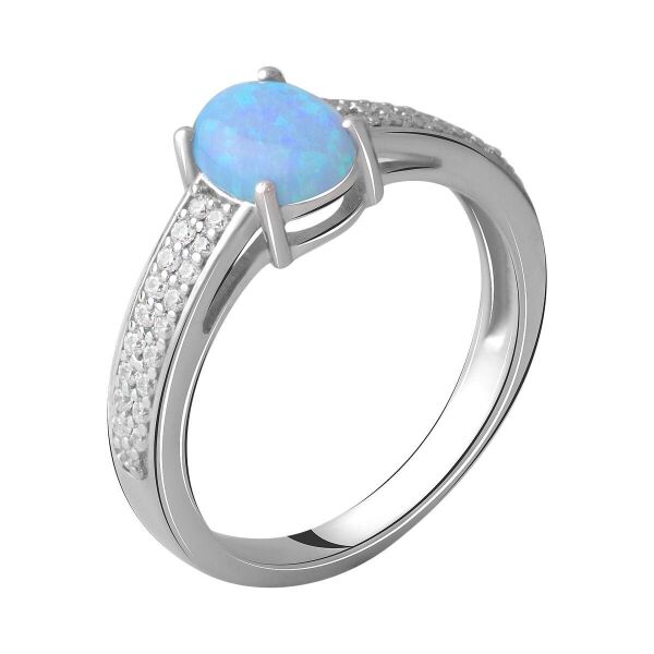 

Серебряное кольцо GS с опалом 1.131ct (2060949) 17 размер