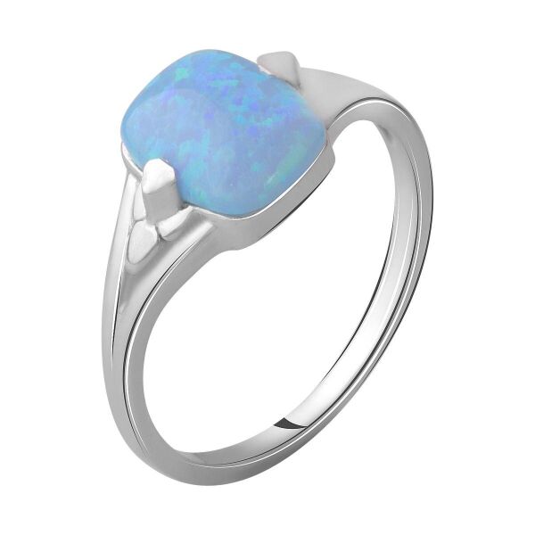 

Серебряное кольцо GS с опалом 1.14ct (2060215) 17.5 размер