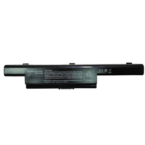 

Аккумулятор для ноутбука Asus 5200мАч 10,8В-11,1В A32-K93, A41-K93, A42-K93, Asus K93, Asus K95