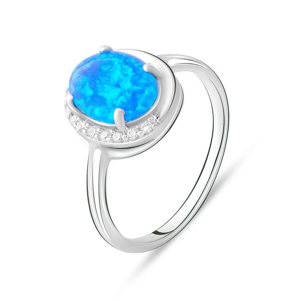 

Серебряное кольцо GS с опалом 1.175ct (2075905) 17 размер